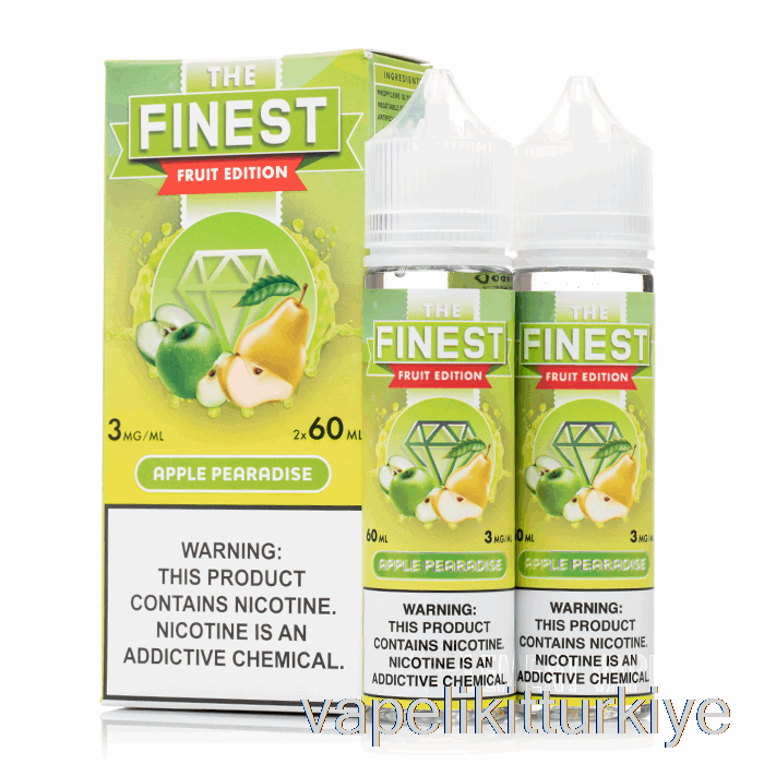 Vape Likit Apple Pearadise - En Iyi Meyve Baskısı - 120ml 6mg